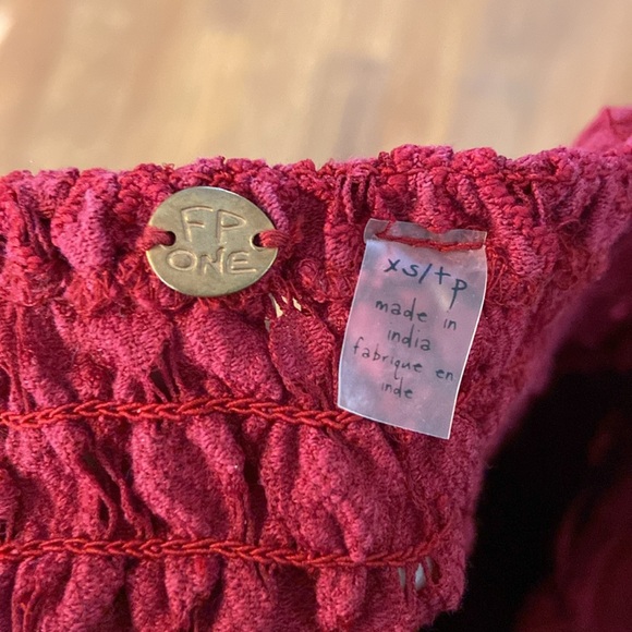 Free People Intimately Adella Maxi Slip Dress Size XS in Wine - Picture 4 of 6